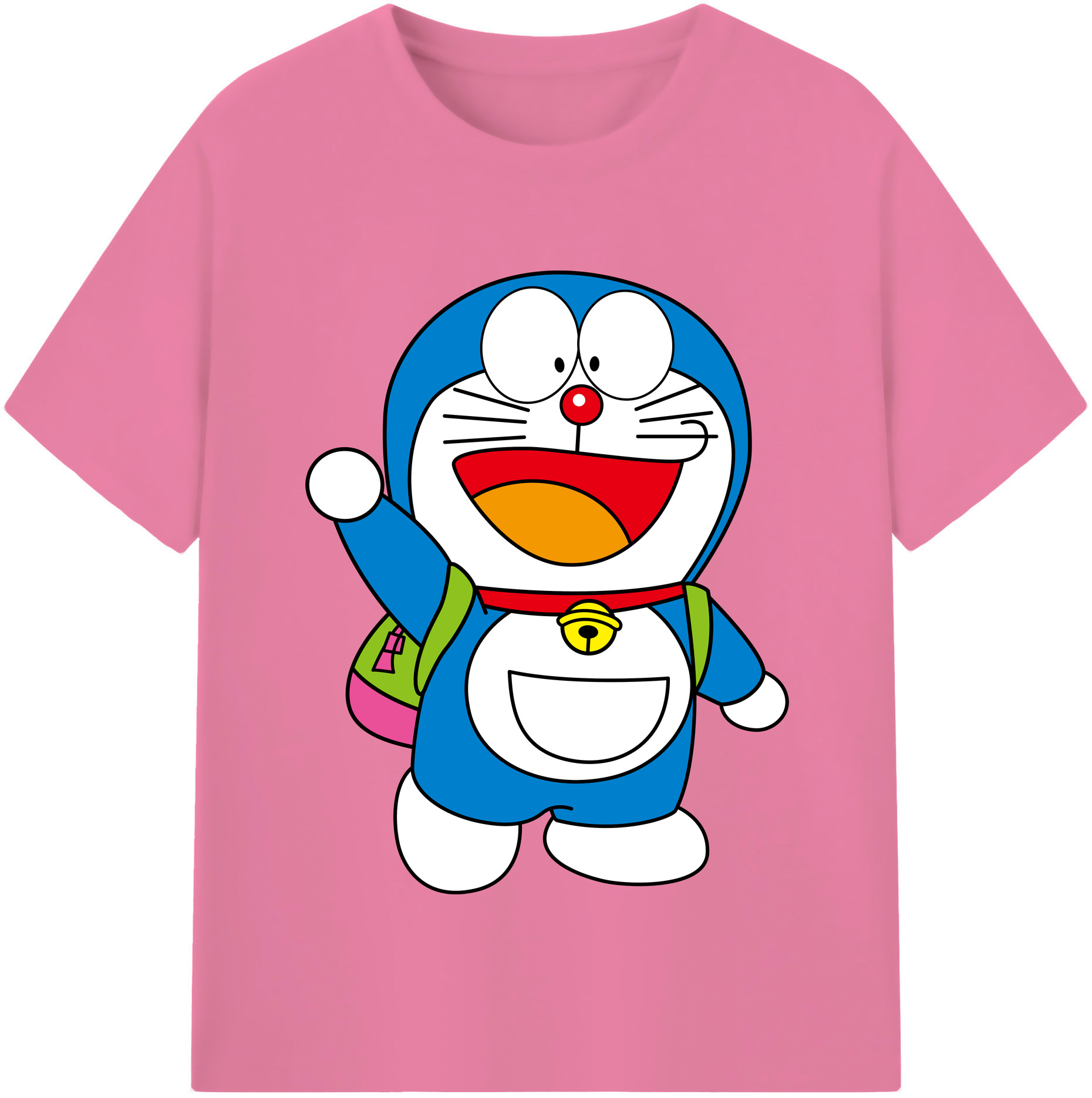 （画像用） ドラえもん Doraemon 綿100％半袖Tシャツ（フロントプリント）